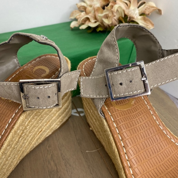 Circus by Sam Edelman Delilah Espadrille Wedge Sandal US/7M Putty - Picture 10 of 16